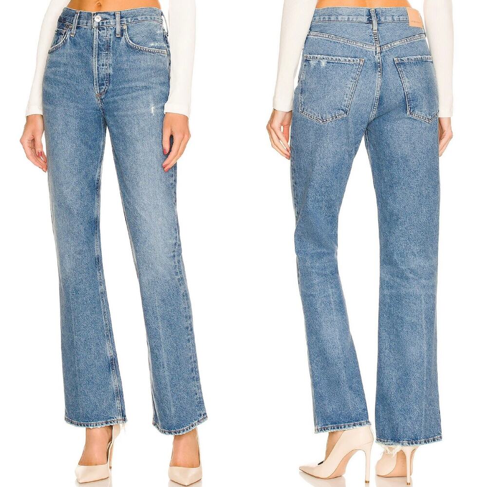 Citizens of Humanity Libby High Rise Flare Jeans Big Sky Medium Wash Size 30